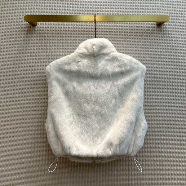 Fendi  White mink gilet