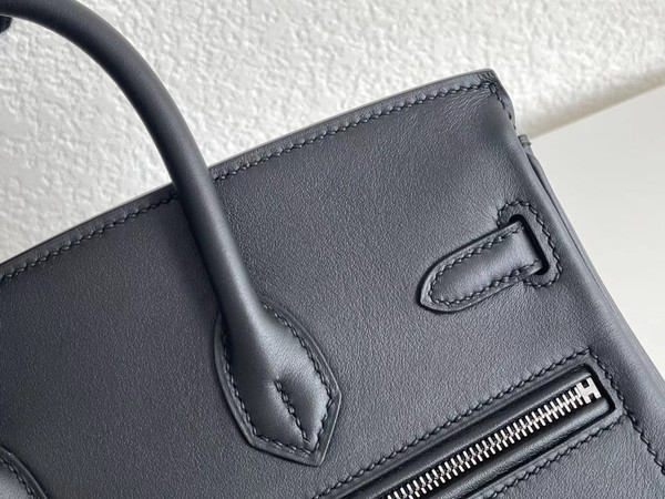 Hermès Limited Edition Birkin Rock 25 Black Volupto Palladium Hardware