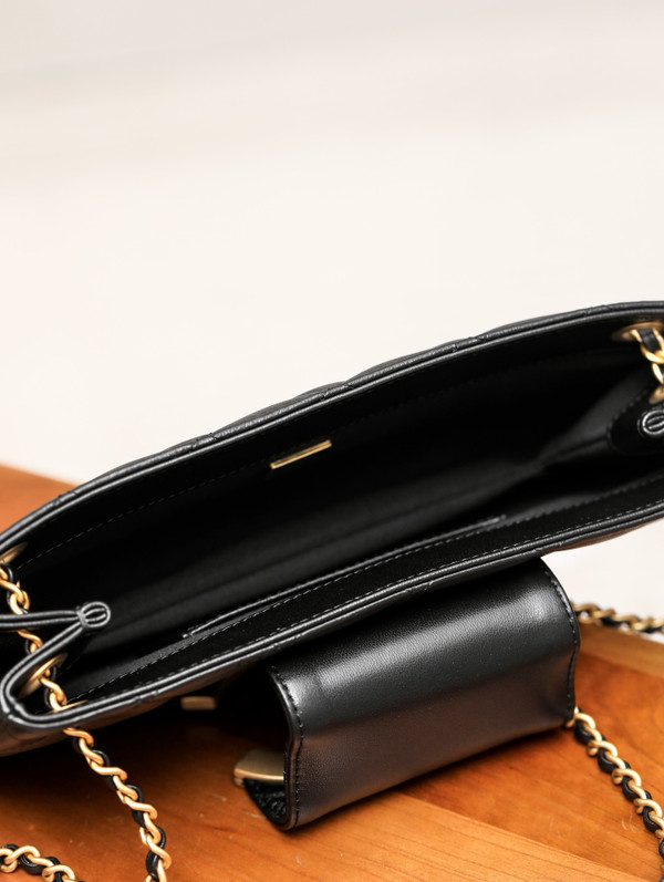 Chanel BAGUETTE BAG BLACK