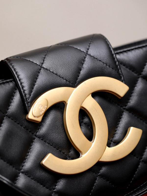 Chanel BAGUETTE BAG BLACK