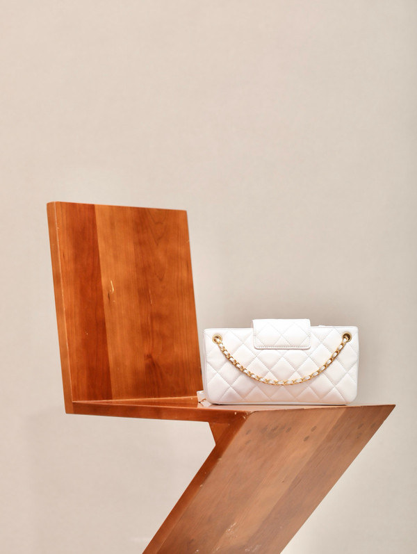 Chanel BAGUETTE BAG WHITE
