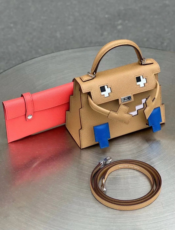 Hermes Kellydole Picto Gold/Orange（Kelly Idole Doll Bag 2022 ）