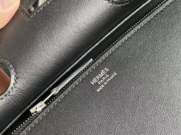 Hermès 3 En 1 Birkin 30 BLACK Barenia Faubourg and Toile with Palladium Hardware
