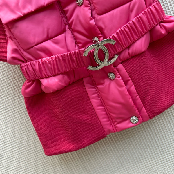 Chanel 2023/24 CoCo Neige Satin & Cashmere VEST FUCHSIA