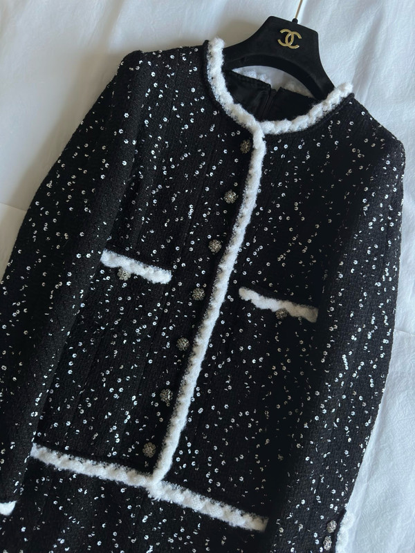 Chanel FW2023/24 Tweed & Sequins Dress
