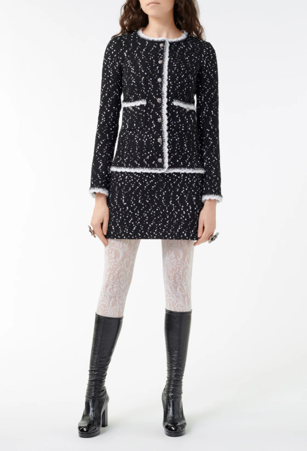 Chanel FW2023/24 Tweed & Sequins Dress