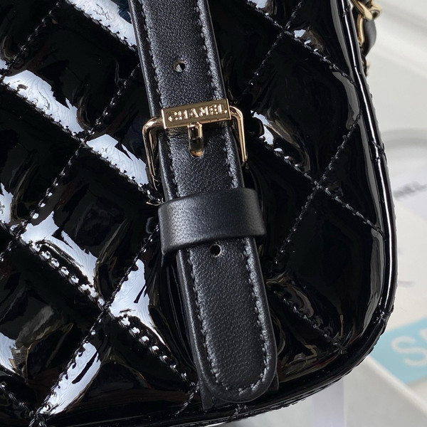 CHANEL BACKPACK & STAR COIN PURSE BLACK