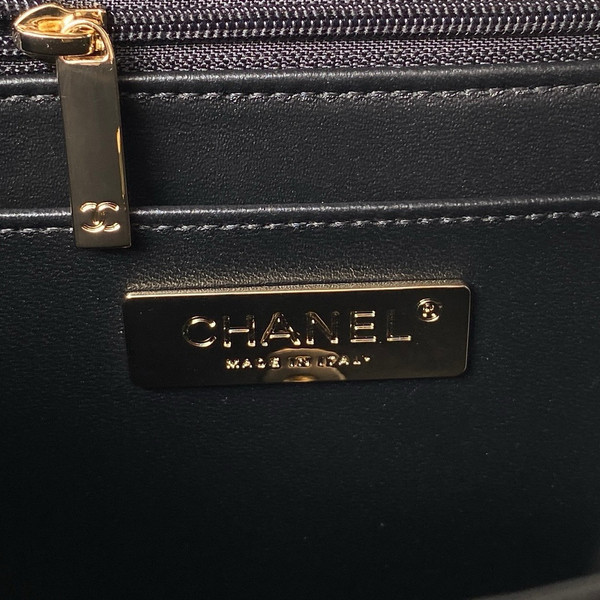 CHANEL BACKPACK & STAR COIN PURSE BLACK