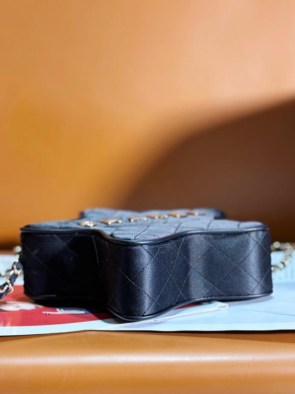 CHANEL STAR HAND BAG BLACK