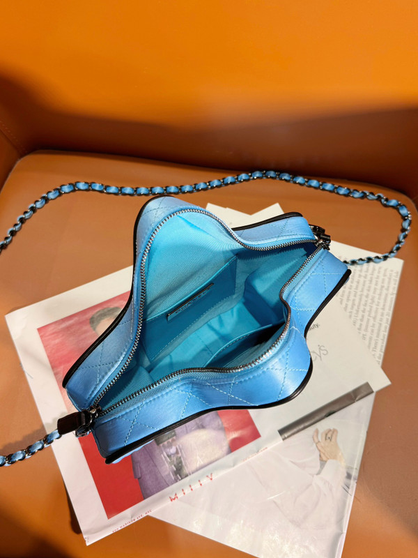 CHANEL STAR HAND BAG BLUE