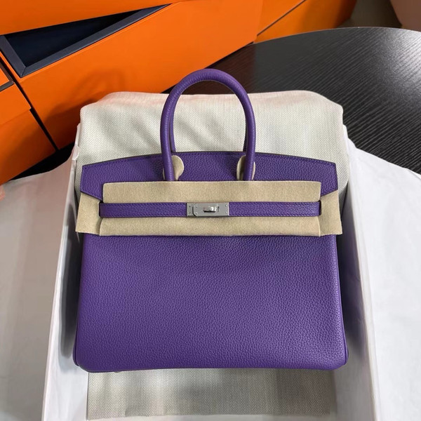 Hermes Ultraviolet Kelly 25 cm Togo Palladium Hardware