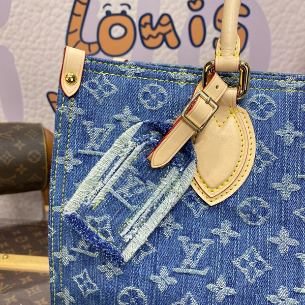 Louis Vuitton M46871 Denim ONTHEGO tote bag