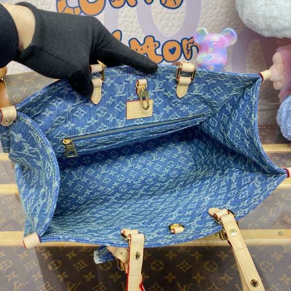 Louis Vuitton M46871 Denim ONTHEGO tote bag