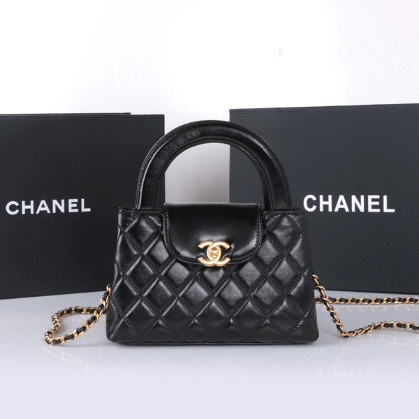 CHANEL MINI SHOPPING BAG SS2024 BLACK
