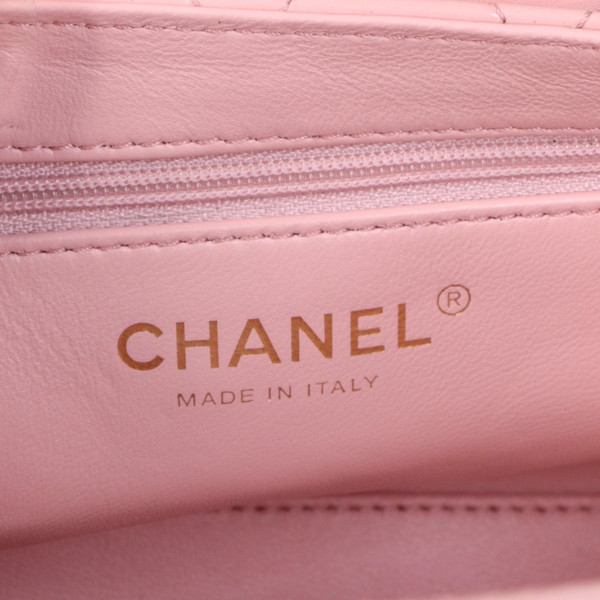 CHANEL MINI SHOPPING BAG SS2024 CORAL PINK