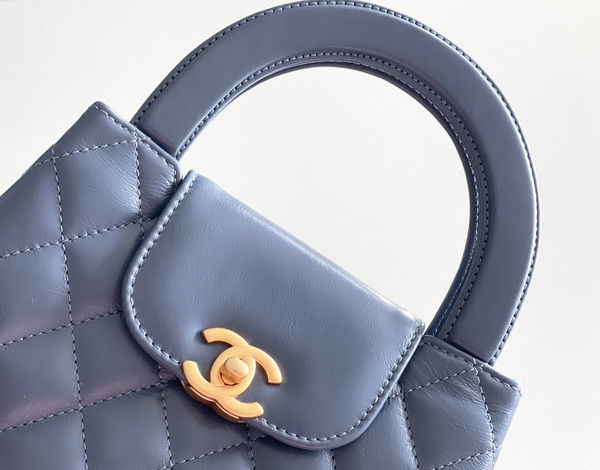 CHANEL MINI SHOPPING BAG SS2024 BLUE