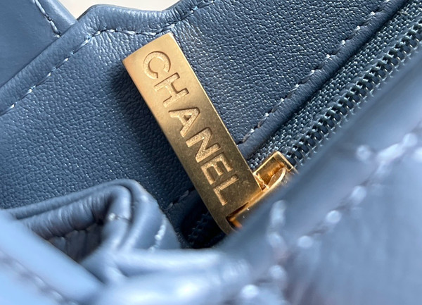 CHANEL MINI SHOPPING BAG SS2024 BLUE