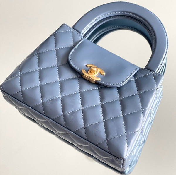 CHANEL MINI SHOPPING BAG SS2024 BLUE