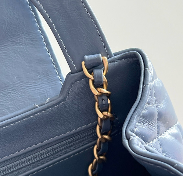 CHANEL MINI SHOPPING BAG SS2024 BLUE