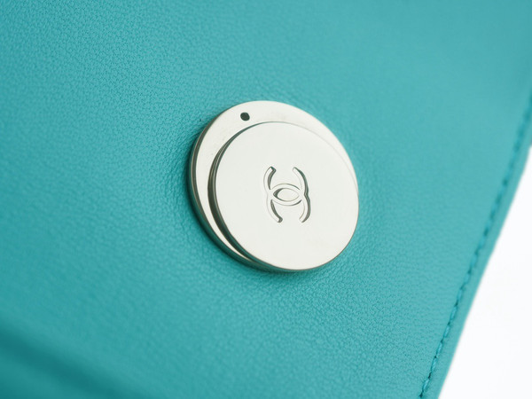 Chanel Trendy CC Flap Bag with Top Handle 2024 Turquoise