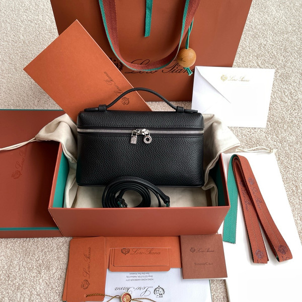 Loro Piana Extra Pocket L19  Grained Calfskin Sakura