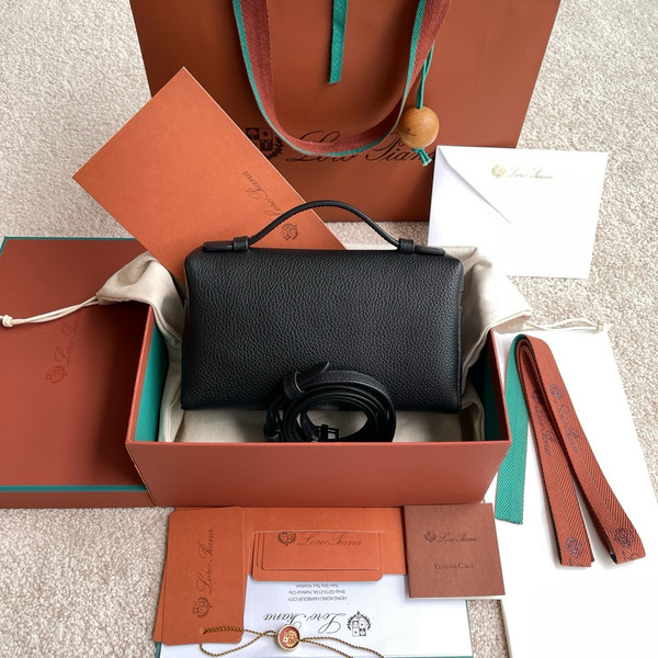 Loro Piana Extra Pocket L19  Grained Calfskin Sakura