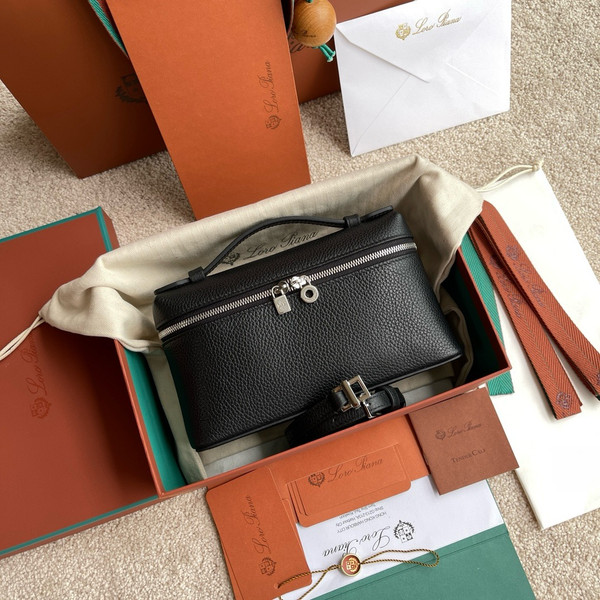 Loro Piana Extra Pocket L19  Grained Calfskin Sakura