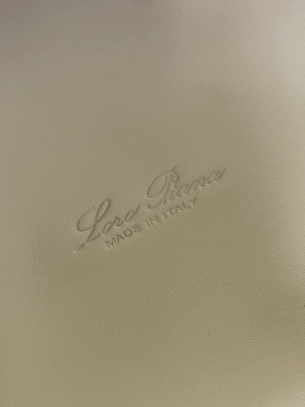 Loro Piana Extra Pocket L19  Grained Calfskin Cream