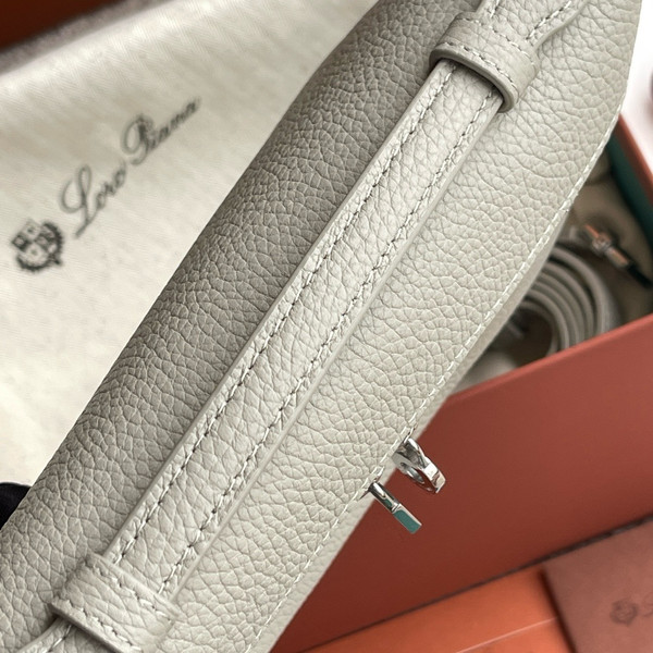 Loro Piana Extra Pocket L19  Grained Calfskin Grey