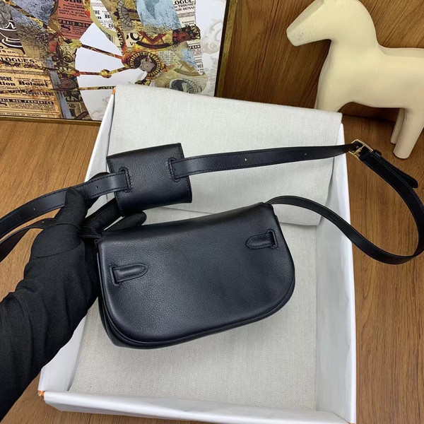 Hermès Kelly Moove Black Swift Gold Hardware
