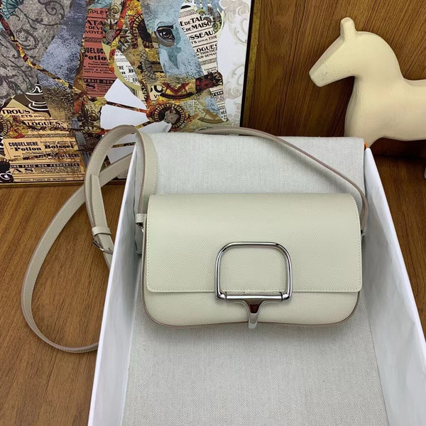 Hermès Craie Epsom Della Cavalleria Elan Bag Palladium Hardware