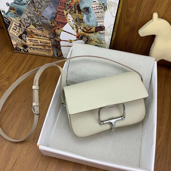 Hermès Craie Epsom Della Cavalleria Elan Bag Palladium Hardware
