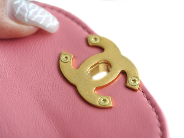 Chanel Kelly Mini Shopping Bag Coral