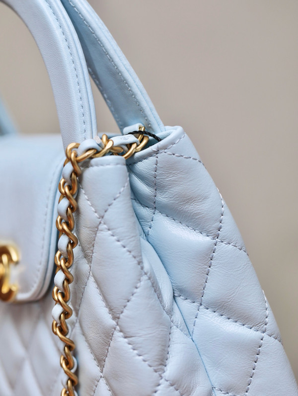 Chanel Kelly Mini Shopping Bag Blue