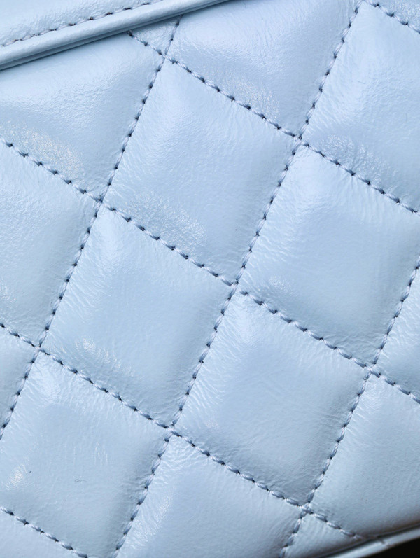 Chanel Kelly Mini Shopping Bag Blue