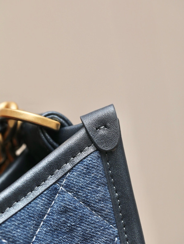 Chanel Washed Denim Hobo Bag 2024