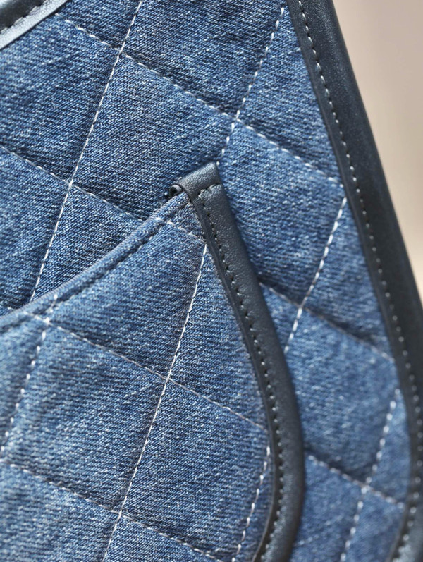 Chanel Washed Denim Hobo Bag 2024