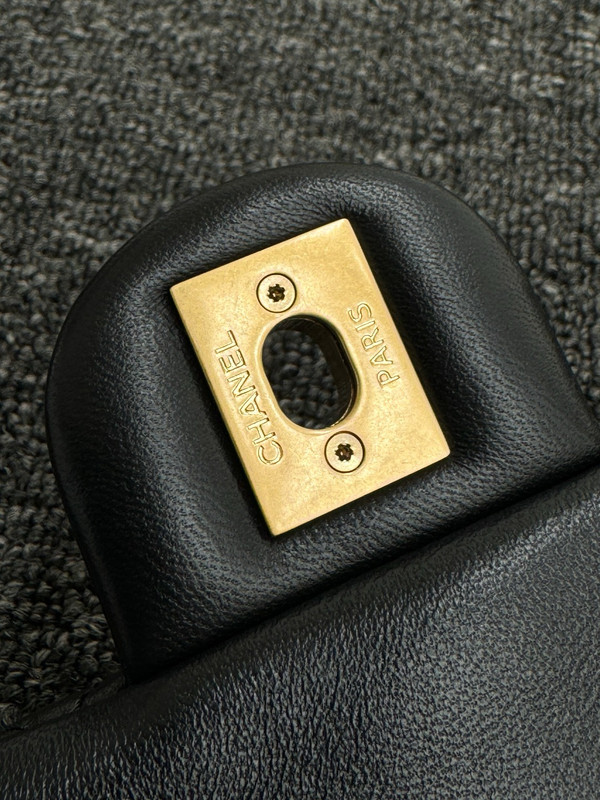 Chanel Imitation Pearls MINI FLAP BAG Black