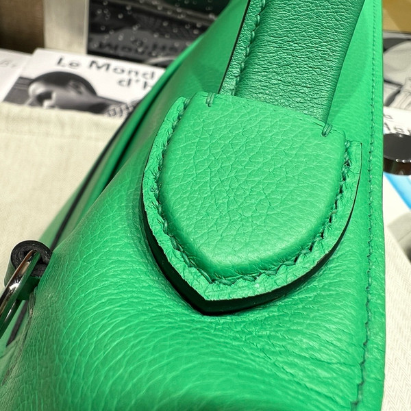 Hermès Mini 24/24 – 21 Bag Comic Green Volupto leather