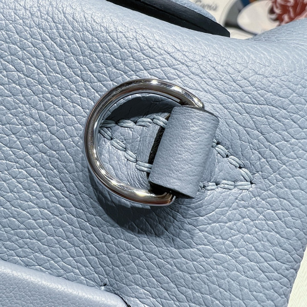 Hermès Mini 24/24 – 21 Bag Celest Volupto leather