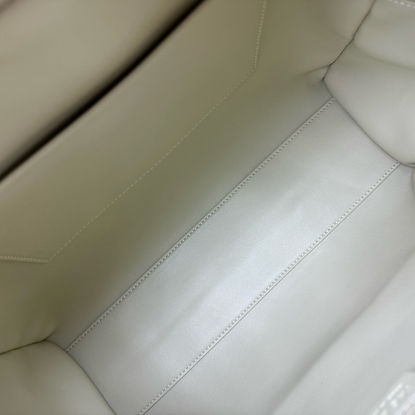 The Row India 12.00 Bag in Leather Ivory
