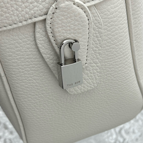 The Row India 12.00 Bag in Leather Ivory