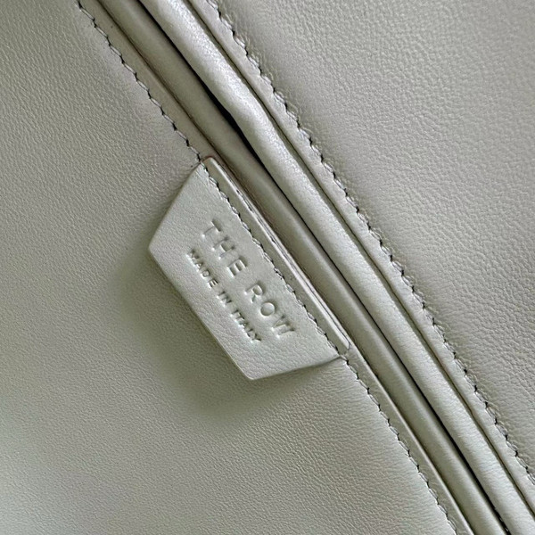 The Row India 12.00 Bag in Leather Ivory
