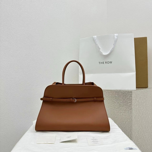 The Row Margaux belt 15  saddle bag Brown