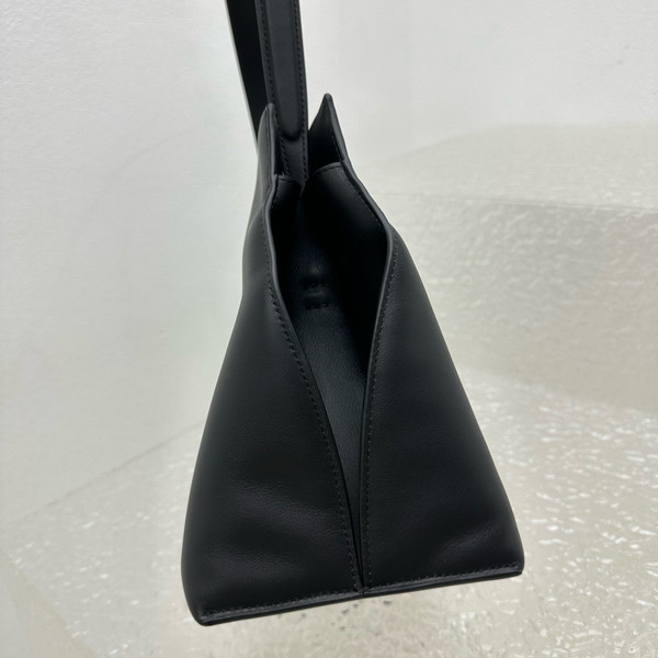 The Row Sienna leather shoulder bag