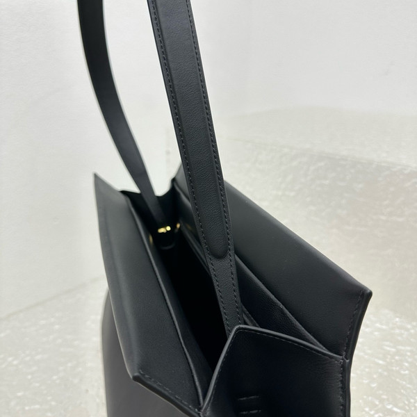 The Row Sienna leather shoulder bag