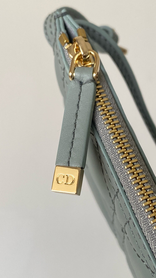 Christian Dior medium DIOR TOUJOURS BAG Blue Macrocannage Calfskin
