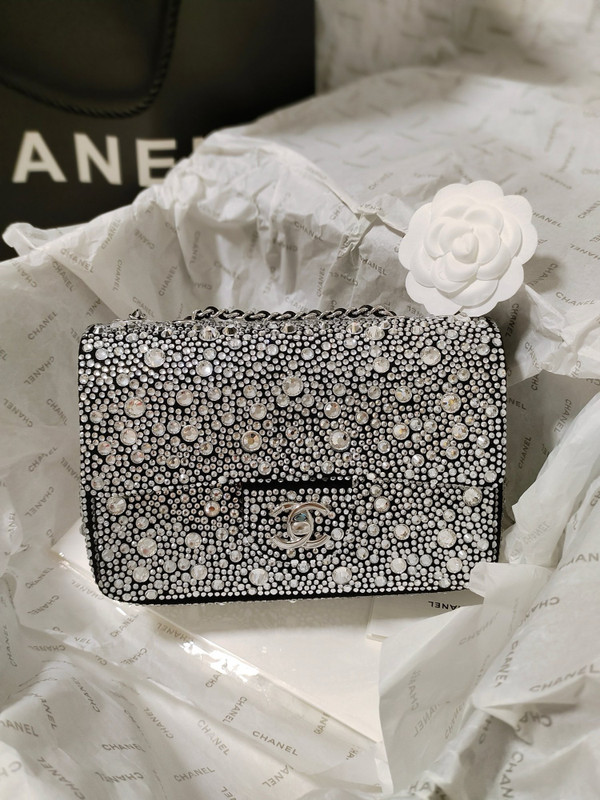 Chanel CRYSTAL MINI FLAP BAG 24S