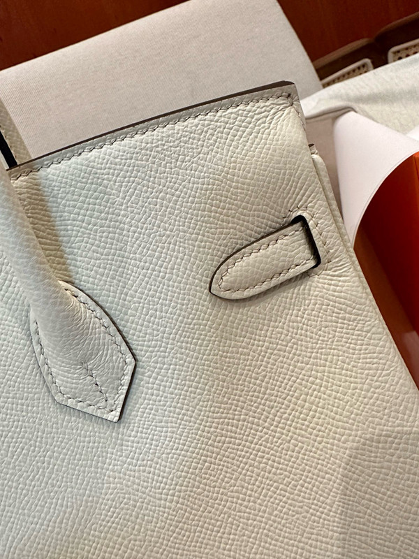 Hermes Nata Birkin 25 cm Togo Palladium Hardware