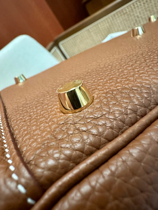 Hermes Lindy 30 Gold Togo Gold Hardware